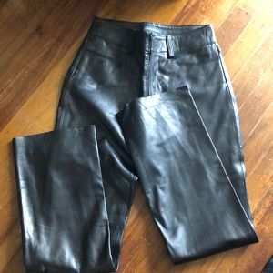 Banana Republic leather pants